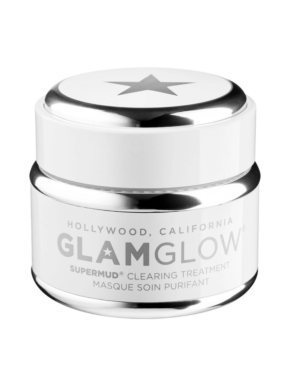 GLAMGLOW Supermud Clearing Mask 1.7oz Charcoal Acne Pore Detox NEW